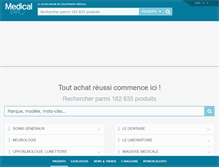 Tablet Screenshot of medicalexpo.fr