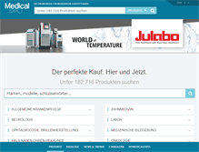Tablet Screenshot of medicalexpo.de